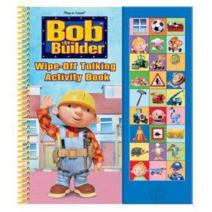 PBS Kids - Bob the Builder . Wipe-off Talking Activity Book. Wipe-Off Sound Book