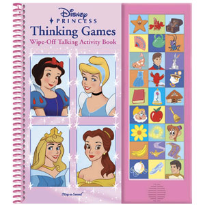 Playhouse Disney - Disney Princess : Thinking Games. Wipe-off Talking Activity Book