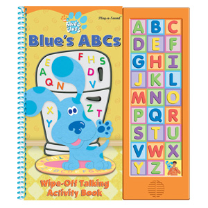 Nick Jr - Blue's Clues : Blue's ABC's. Wipe-Off Talking Activity Book