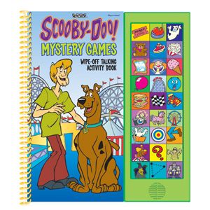 Cartoon Network - Scooby Doo : Scooby Doo's Mystery Games.Wipe-Off Sound Book