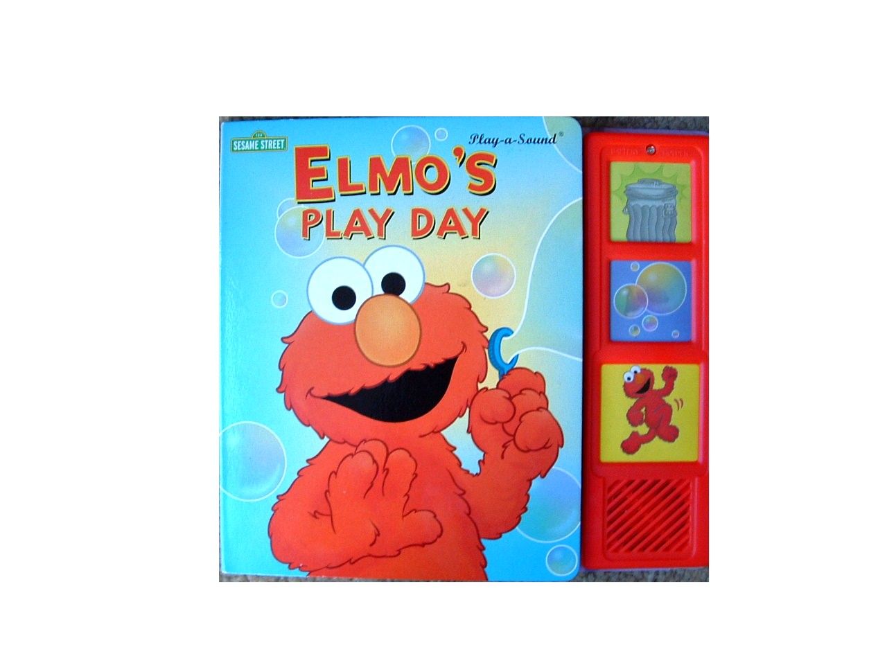 PBS Kids - Sesame Street : Elmo's Play Day. Three Buttons Play-a-Sound Book