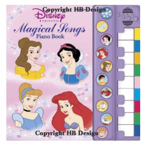Playhouse Disney - Disney Princess : Magical Songs. Songbook with Piano Toy