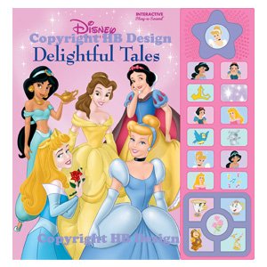Disney Channel - Disney Princess : Delightful Tales. Interactive Play-a-Sound Storybook with Game