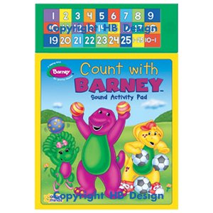 Barney : Count with Barney. Electronic Learning Activity Pad