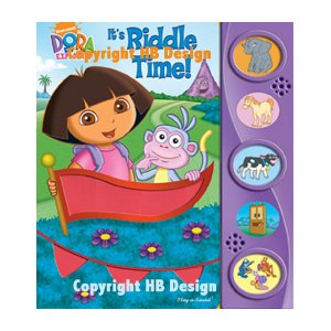 Nick Jr - Dora the Explorer : It's Riddle Time. Read, Hear, and Touch Play-a-Sound Storybook