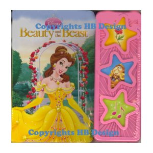 Playhouse Disney - Disney Princess : Beauty And The Beast. Mini Play-a-Sound 3 Little Stars Storybook