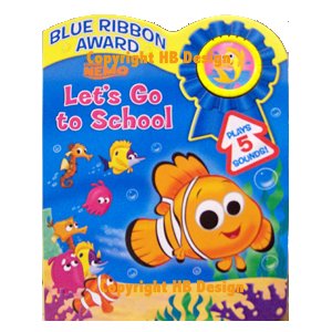 Playhouse Disney - Disney PIXAR Finding Nemo : Let's Go to School. Blue Ribbon Award Play-a-Sound Book