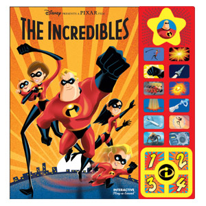 Disney Channel - Disney Pixar : The Incredibles. Interactive Play-a-Sound Storybook with Game