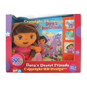 Nick Jr - Dora the Explorer : Dora's Desert Friends. Interactive Play-a-sound Book and Cuddly Toy
