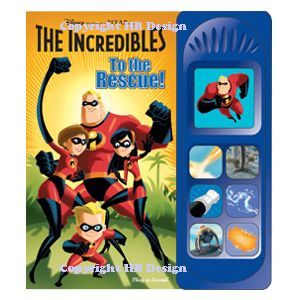 Disney Channel - Disney Pixar The Incredibles : To The Rescue. Interactive Little Play-a-Sound Storybook