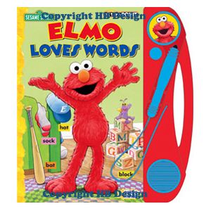PBS Kids - Sesame Street : Elmo Loves Words. Active Point Interactive Play-a-Sound Book