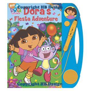 Nick Jr - Dora the Explorer : Dora's Fiesta Adventure. Active Point Interactive Play-a-Sound Book