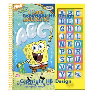 Nick Jr - SpongeBob SquarePants : I Love Letters. Wipe-off Talking Activity Book