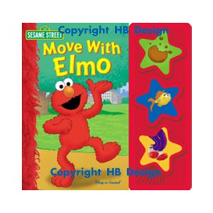 PBS Kids - Sesame Street : Move with Elmo. Mini Play-a-Sound 3 Little Stars Storybook