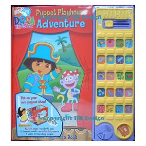 Nick Jr - Dora the Explorer : Puppet Playhouse Adventure. Interactive Theater Play-a-Sound Book