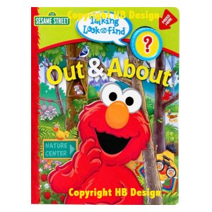 PBS Kids - Sesame Street : Out & About. Talking Look and Find Play-a-Sound Book