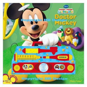 Playhouse Disney - Mickey Mouse Clubhouse : Doctor Mickey. Play-a-Sound Book With Doctor Toy Set