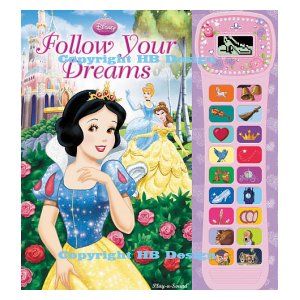 Disney Channel - Disney Princess : Follow Your Dream. Video Interactive Play-a-Sound Storybook