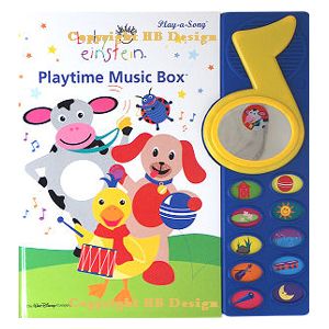 Disney Channel - Baby Einstein : Playtime Music Box. Magic Mirror Screen Interactive Play-a-Song Book