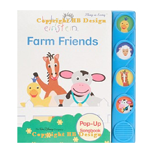 Dicney Channel - Baby Einstein : Farm Friends. Pop-Up Little play-a-Song Book
