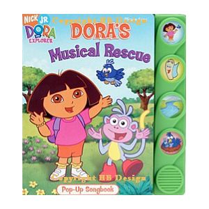Nick Jr - Dora the Explorer : Dora's Musical Rescue. Pop-Up Little play-a-Song Book