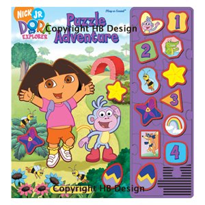 Nick Jr - Dora the Explorer : Dora's Puzzle Adventure. Sound Puzzle Story Book
