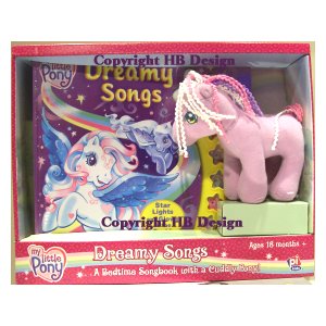 My Little Pony : Dreamy Songs. Nightlight Lullaby Sound Book with plush Pony toy