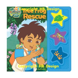 Nick Jr - Go Diego Go : Tree Frog Rescue! Mini Play-a-Sound 3 Little Stars Storybook