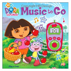 Nick Jr - Dora the Explorer : Music to Go. Interactive Sound Book with Digital Music Player