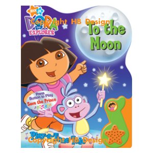 Nick Jr - Dora the Explorer : To the Moon. Play a Tune Tale Interactive Play-a-Sound Storybook