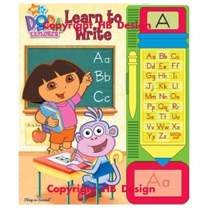 Nick Jr - Dora the Explorer : Learn to Write.  Learn to Write Interactive Play-a-Sound Book