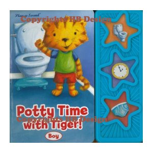  Potty Time with Tiger! (Boy). Mini Play-a-Sound 3 Little Stars Storybook