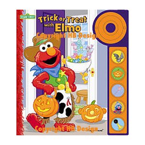 PBS Kids - Sesame Street : Trick or Treat with Elmo. Little Door Bell Sound Book