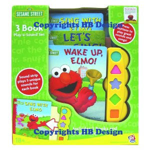 PBS Kids - Sesame Street. 3-Book Play-a-Sound Set