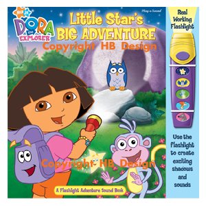 Nick Jr - Dora the Explorer : Little Star's Big Adventure. Interactive Storybook with a Flashlight