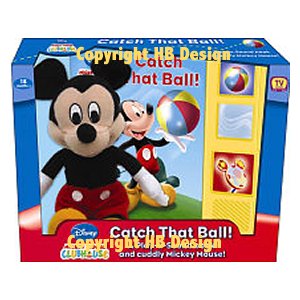 Disney Channel - Mickey Mouse Clubhouse : Catch That Ball! Interactive Play-a-sound Book and Cuddly Toy