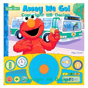 PBS Kids - Sesame Street : Away We Go. Steering Wheel Play-a-Sound Book