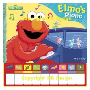 PBS Kids - Sesame Street : Elmo's Grand Piano. Sound Piano Book Mini Deluxe