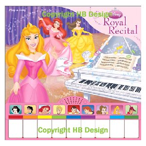 Playhouse Disney - Disney Princess : Royal Recital Piano Book. Sound Piano Book Mini Deluxe