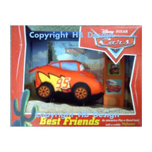 Disney Junior - Disney Pixar Cars : Best Friends. Interactive Play-a-sound Book and Cuddly Toy