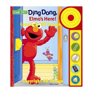 PBS Kids - Sesame Street : Ding Dong, Elmo's Here! Little Door Bell Sound Book