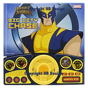 Wolverine and X-Men : Big City Chase. Steering Wheel Play-a-Sound Book