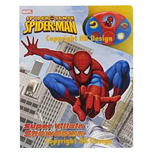 Cartoon Network - Spider Sense Spider-Man : Super Villain Showdown. Wristband Adventure Play-a-Sound Book