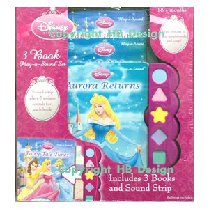 Playhouse Disney - Disney Princess. 3-Book Play-a-Sound Set