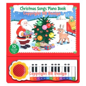 Christmas Songs Piano Book. Songbook with Electronic Piano