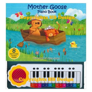 Mother Goose Piano Book. Songbook with Electronic Piano