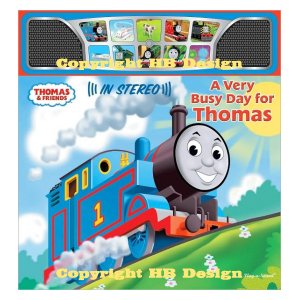 PBS Kids - Thomas and Friends : A Very Busy Day For Thomas. Interactive Play-a-Sound Stereo Book