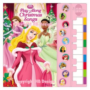 Playhouse Disney - Disney Princess : Play-along Christmas Songs. Songbook with Piano Toy