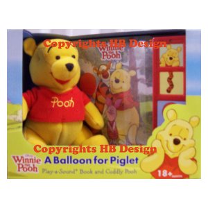 Disney Channel - Winnie the Pooh: A Balloon for Piglet:. Interactive Play-a-sound Book and Cuddly Toy