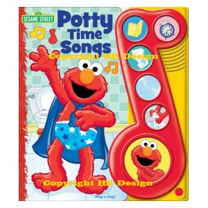 PBS Kids - Sesame Street : Potty Time Songs. Interactive Play-a-Song Book